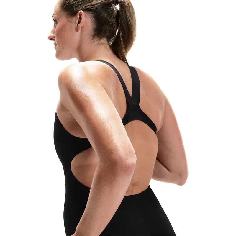 Speedo Women's Fastskin LZR Ignite Openback Kneeskin Black-7